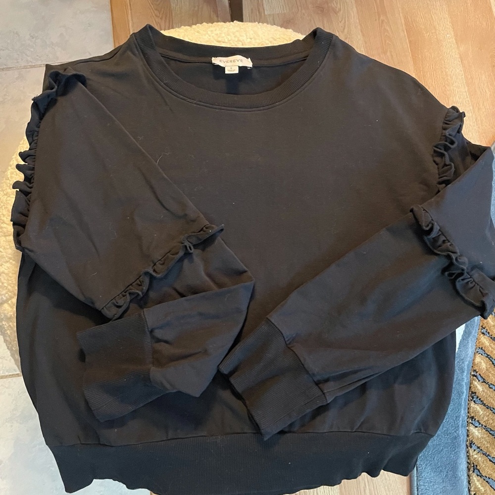 Evereve Ruffle Sweatshirt